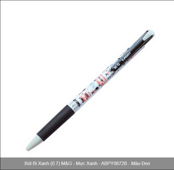 Bút Bi Xanh M&amp;G - Mực Xanh - 0.7mm- ABPY0872B thân nhều hình