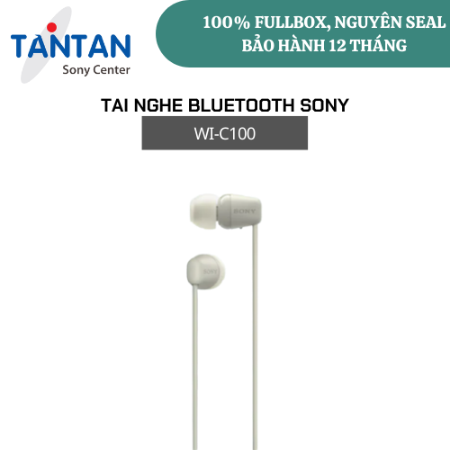 Tai Nghe Bluetooth Sony WI-C100 | Hàng Chính Hãng