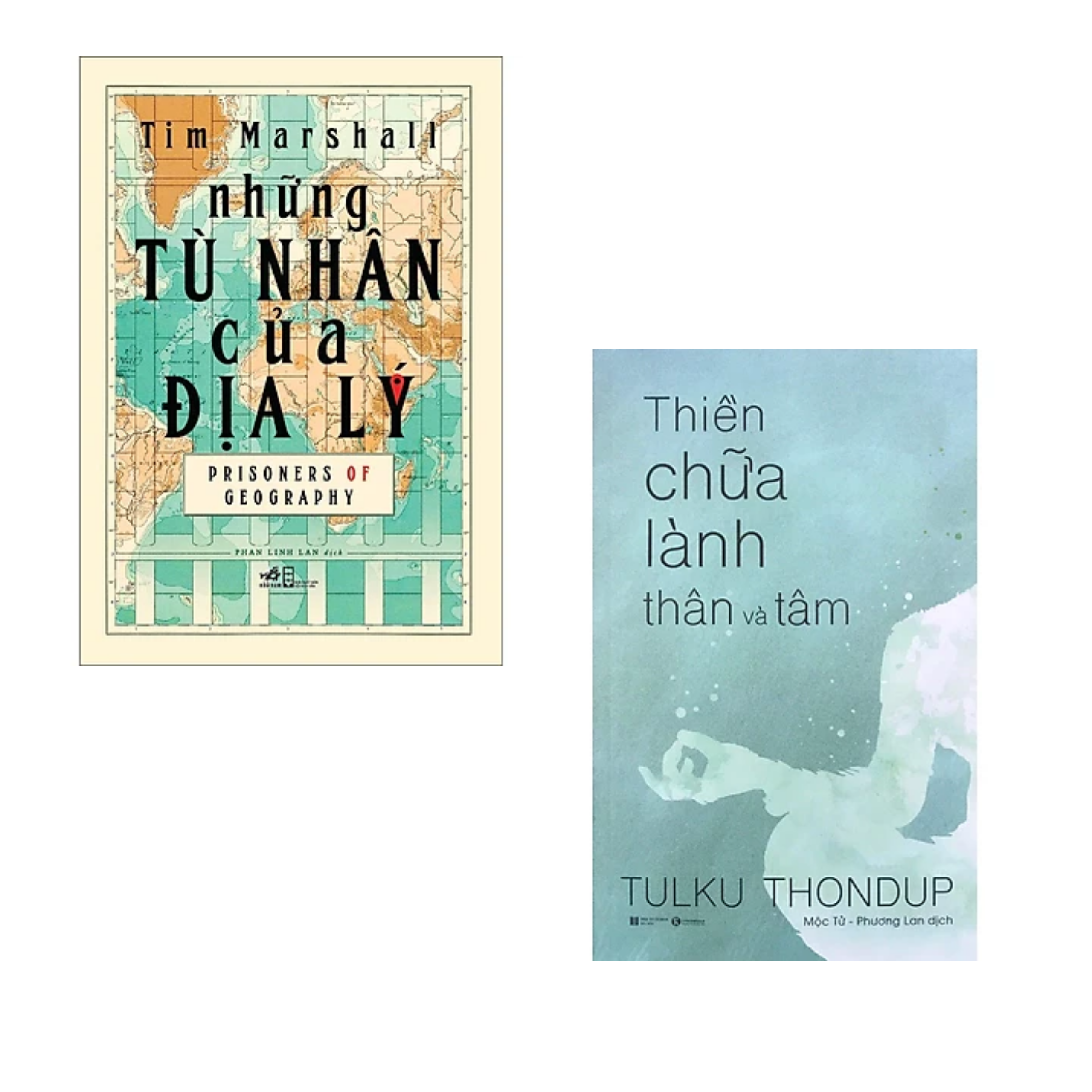 Combo 2 cuốn sách: Thiền Chữa Lành Thân Và Tâm + Những Tù Nhân Của Địa Lý