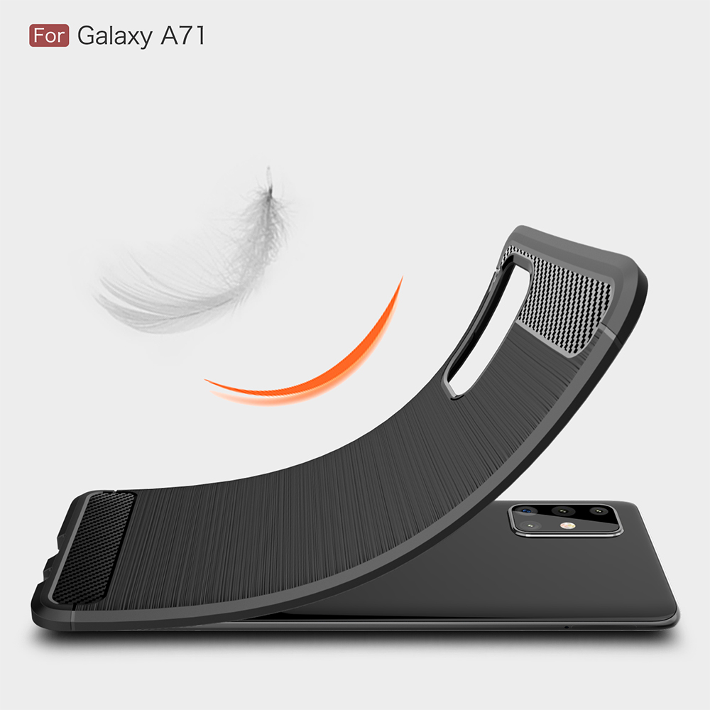 Ốp lưng chống sốc cho Samsung Galaxy A71 hiệu Likgus (chuẩn quân đội, chống va đập, chống vân tay) - Hàng nhập khẩu
