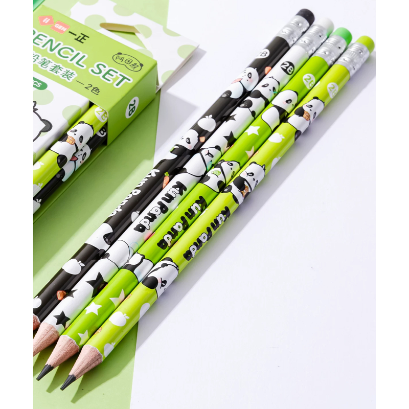 Ligen - Hộp 12 Cây Viết Chì Gỗ Panda IG2919