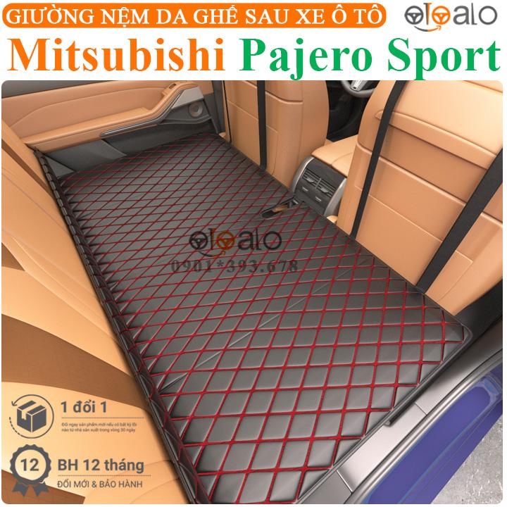 Giường đệm da xe ô tô Mitsubishi Pajero Sport PU cao cấp - OTOALO