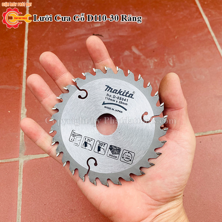 Lưỡi Cưa Gỗ 110 - 30 răng