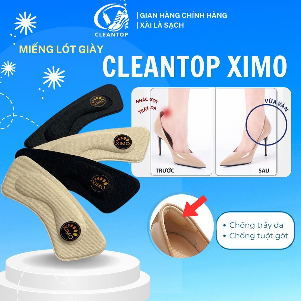 Lót Gót Chân Ximo CLEANTOP Tránh Xước Gót ,Nhấc Gót,Xưng Tấy Gót Chân Hỗ Trợ Tăng Size Giày