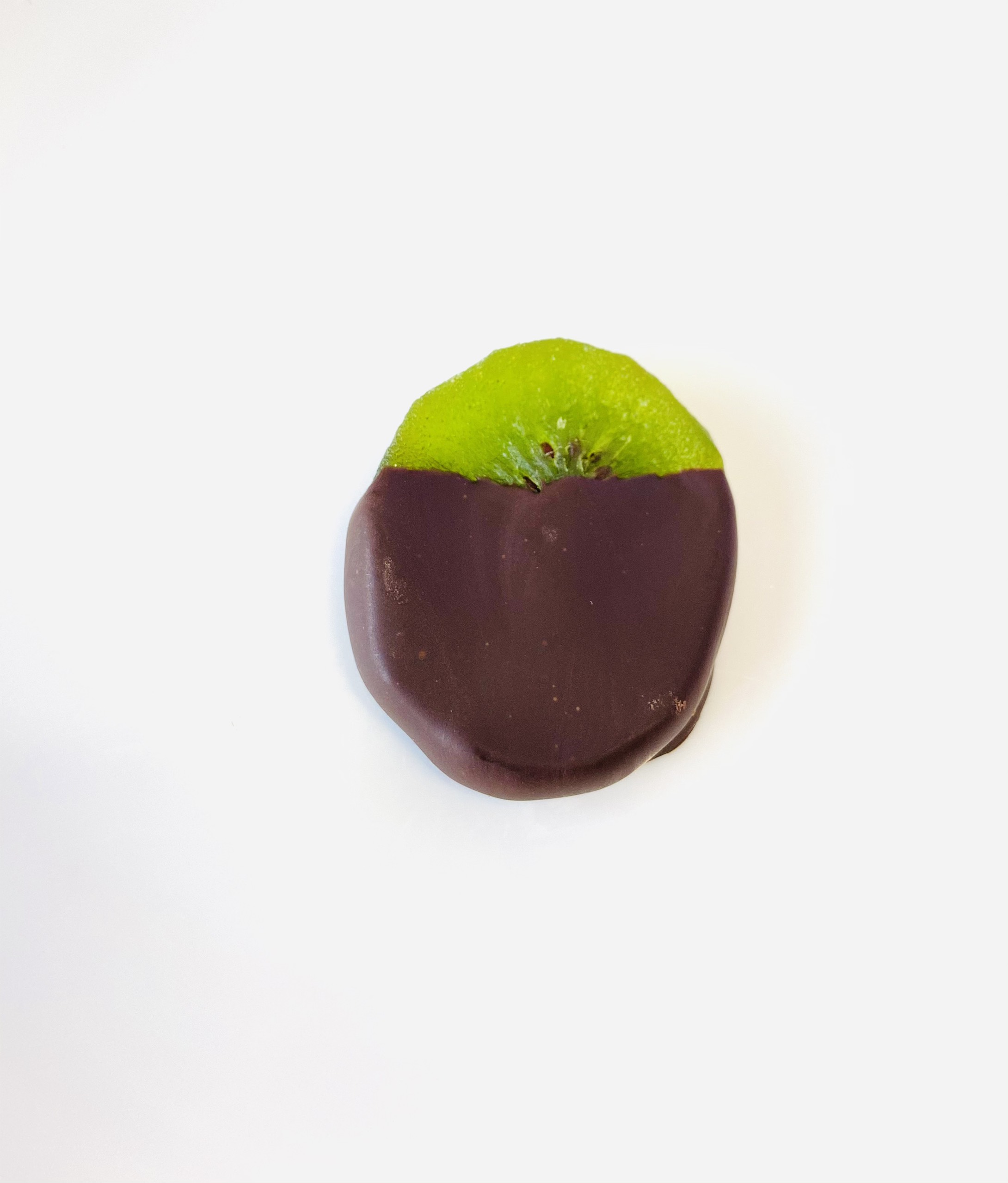 Kiwi nhúng socola - hũ thủy tinh 120g  - SHE Chocolate - Đa dạng vị giác, bổ sung năng lượng. Quà tặng người thân, dịp lễ, thích hợp ăn vặt
