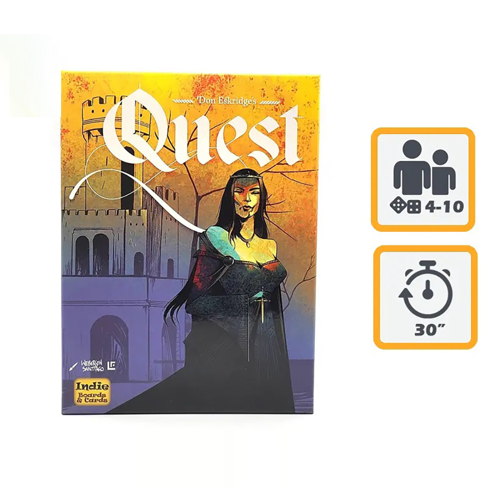 Bộ Trò Chơi Board Game Quest Vui Nhộn Tiếng Anh