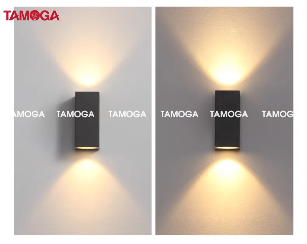 Đèn gắn tường, đèn hắt 2 đầu ngoài trời Chống nước ngoài trời TAMOGA MIKIAS 5769