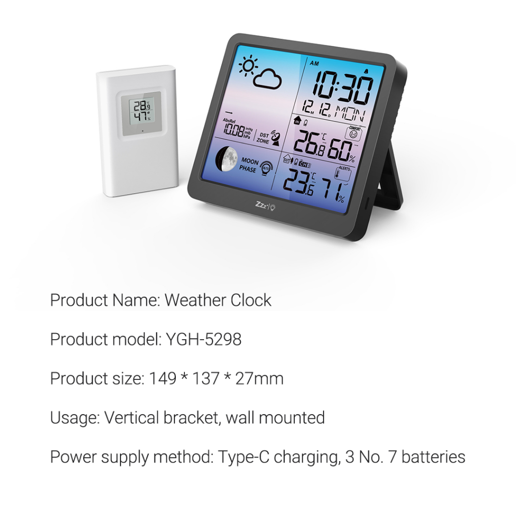 Xiaomi youpin Đồng Hồ Đo Nhiệt Độ Và Độ Ẩm Đa Năng Với Màn Hình lcd Hiển Thị Độ Chính Xác Cao Cho Phòng Bé
