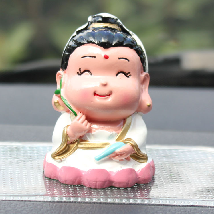 Tượng chibi Phật Bà Quan Âm size 6cm