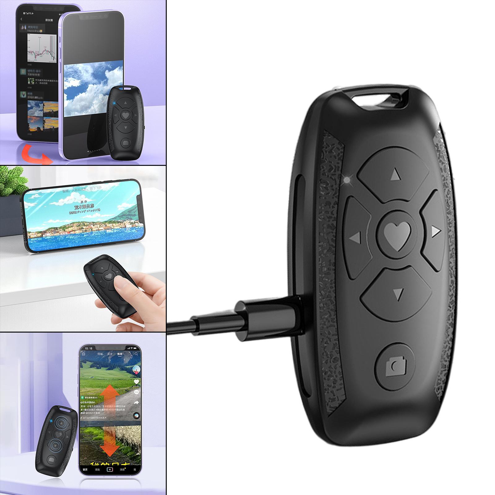 Bluetooth Camera Shutter Remote Selfie Button  Accessories Black