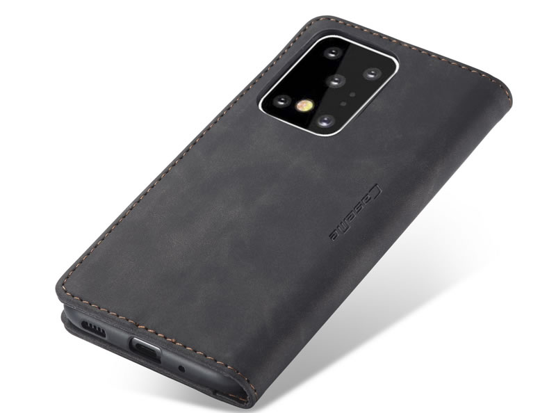 Bao da bò thật dạng ví chính hãng Caseme dành cho Samsung S20 Ultra - Hàng chính hãng