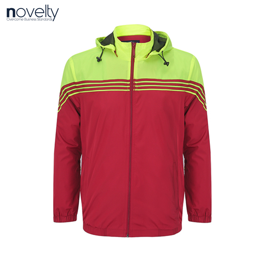 Áo Jacket nam Novelty 02 lớp nón rời thân phối màu xanh 1705622