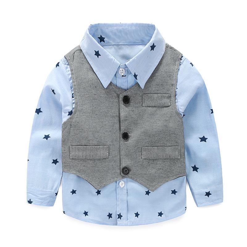 2016 Bé Trai Cưới Quần Áo Trẻ Em Chính Thức Phù Hợp Với Bé Trai + Áo Vest + Quần Trang Phục Cho Bé Bộ Quần Áo Trẻ Em Quần Áo bộ
