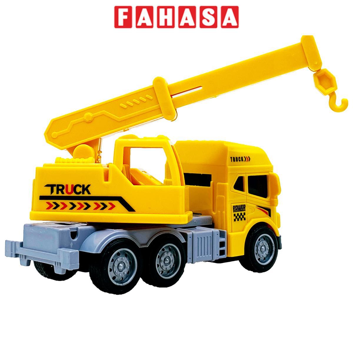 Đồ Chơi Mô Hình Xe Cần Cẩu Chạy Trớn - 7560 (580-18) - Màu Vàng