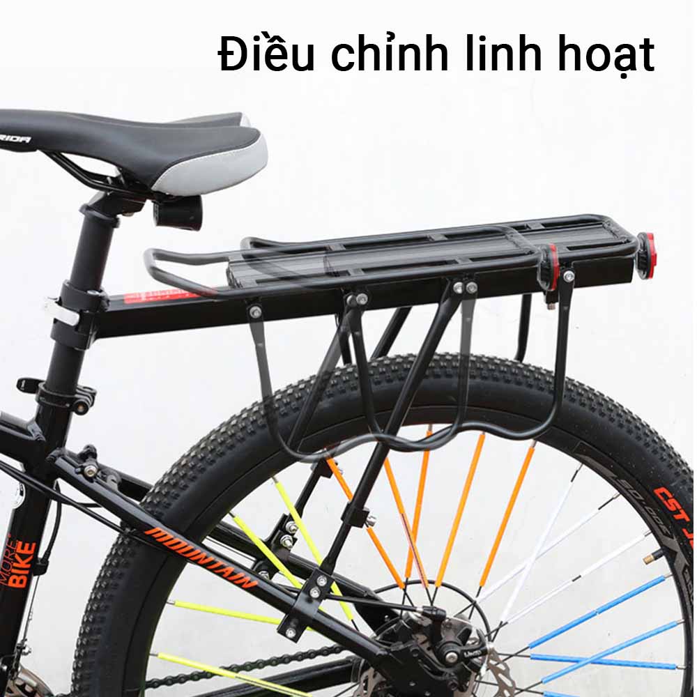 OneTwoFit  Giá Treo Đồ Phản Quang Phát Hành Nhanh Cho Xe Đạp Giá Treo Yên Xe, Tối Đa 100KG Với Chắn Bùn  ET008601 Giá để yên xe đạp