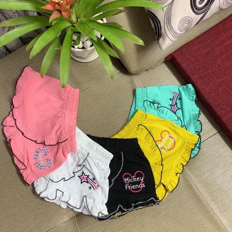 Quần Váy Bé Gái Thun 100% Sợi Cotton Mềm Mát