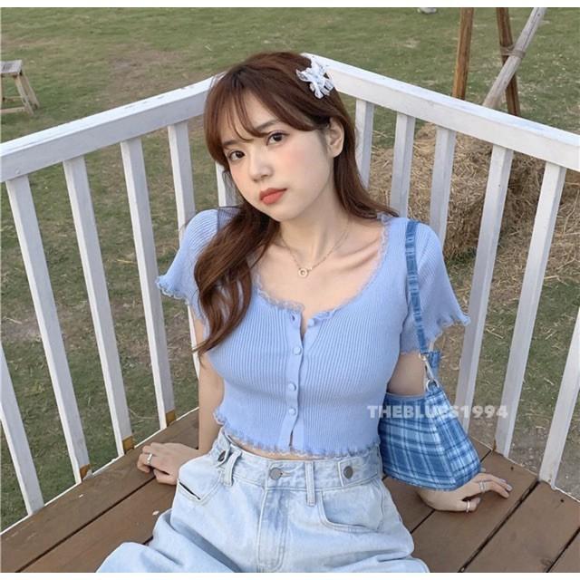 Croptop BIGSIZE thun tăm hàng quảng châu 55-80kg