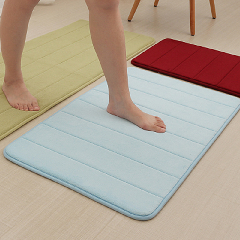 Thảm Lau Chân Chống Trượt Xám Siêu Thấm 40x60cm