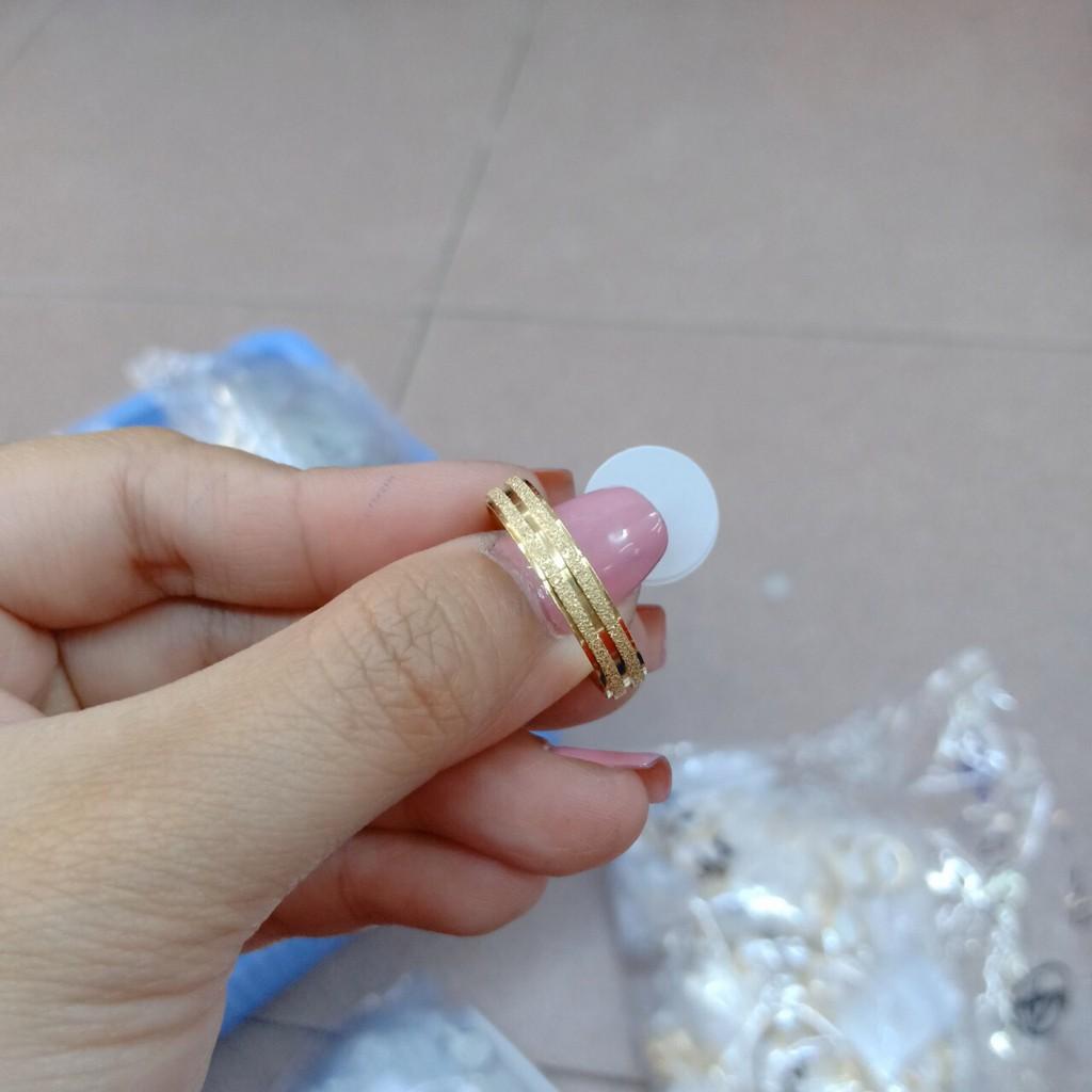 Nhẫn titan nhẫn cặp cao cấp giá 1 chiếc NC196