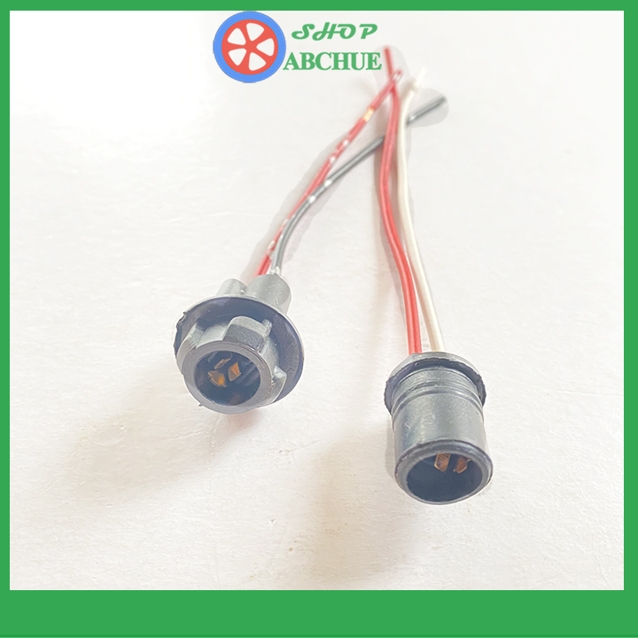 Đui Bóng Đèn T10, T15, Đèn Demi, Xi Nhan Ô Tô Xe Máy Cao Su Mềm Màu Đen