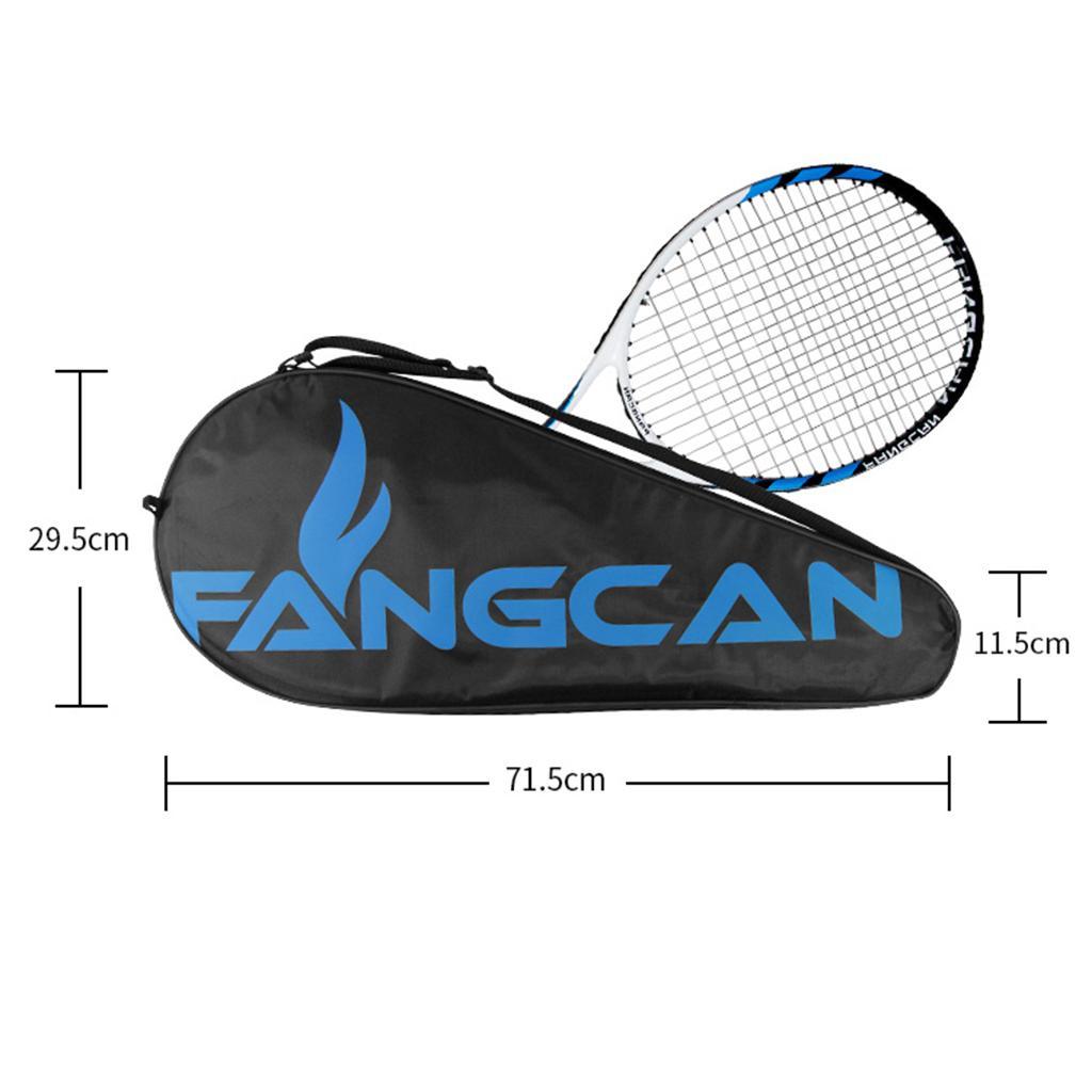 Lightweight Tennis Racquet Bag Single Racket Cover Holder Carrying Pack