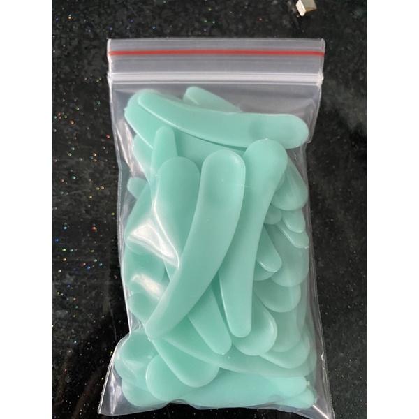 Combo 50 muỗng múc kem face_màu xanh