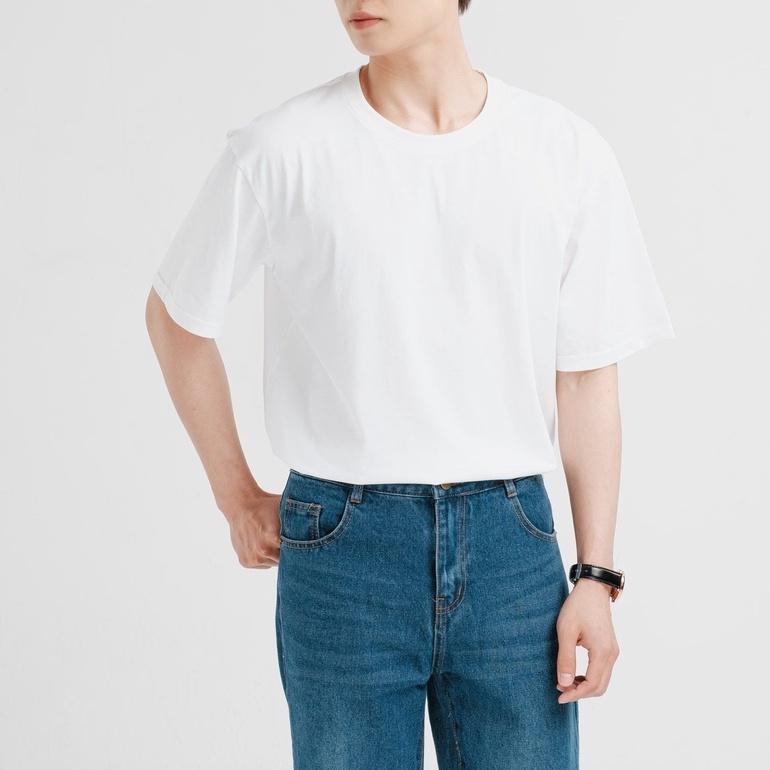 Áo thun cotton nam nữ unisex SSSTUTTER phông trơn nhiều màu cổ tròn ngắn tay thấm mồ hôi Great Life Tee