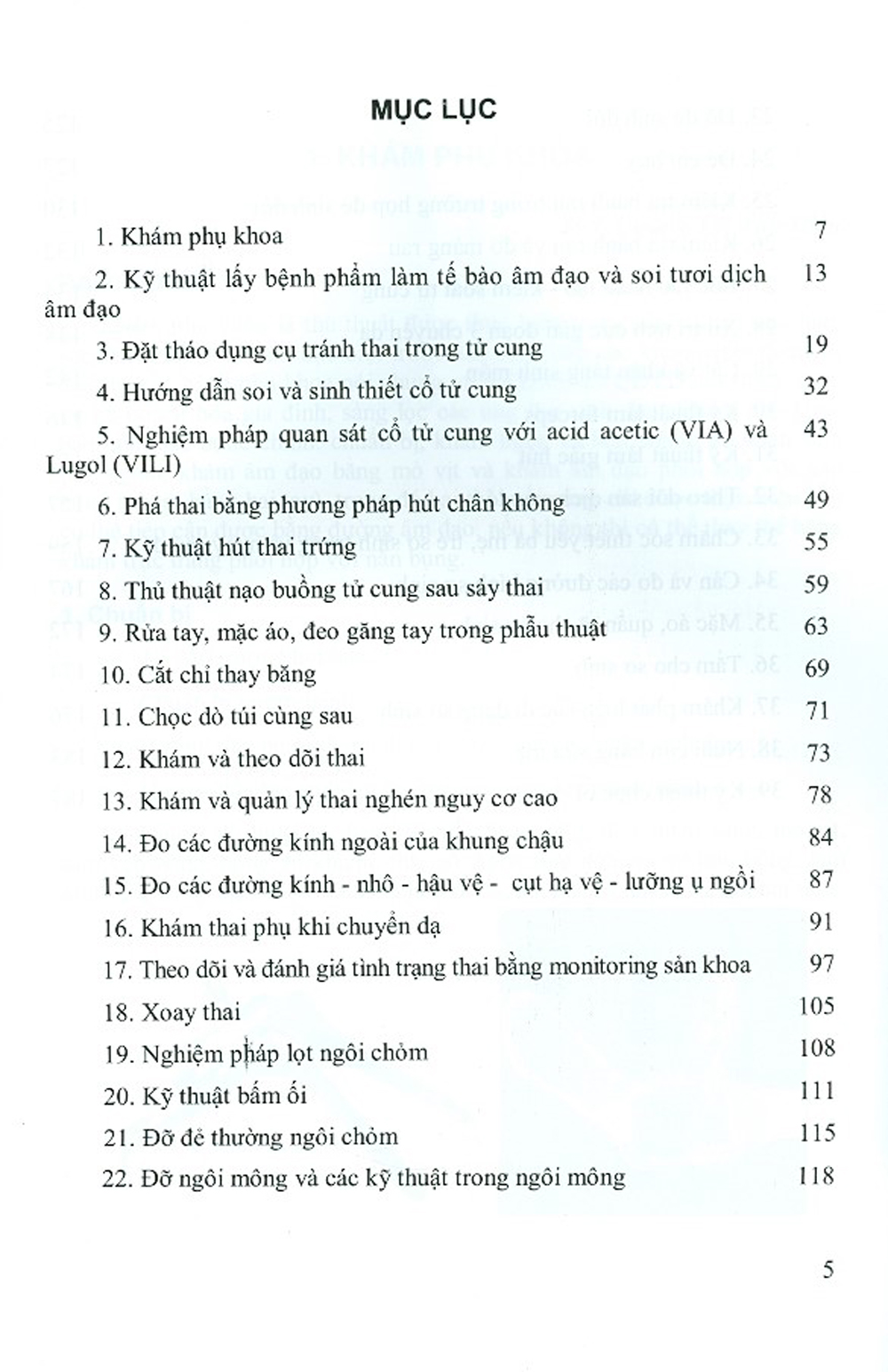 Thủ Thuật Sản Phụ Khoa