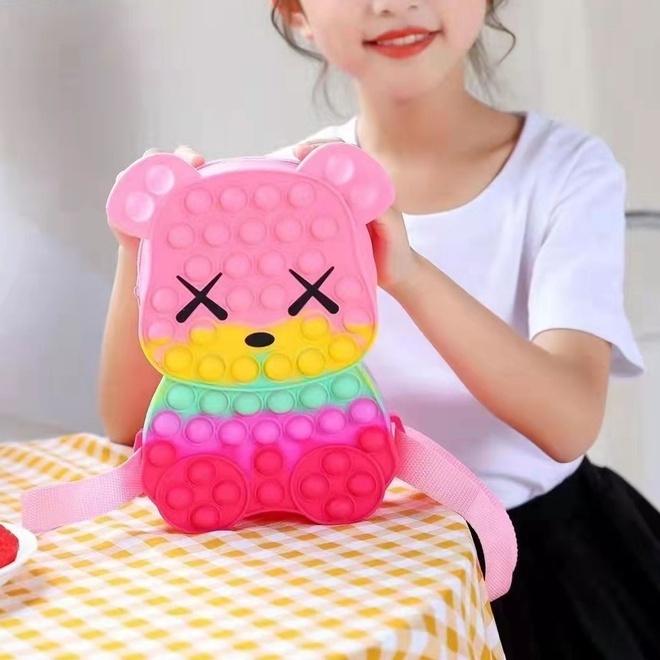 Balo POP IT xinh xắn dễ thương đáng yêu đeo vai cho bé loại đẹp – X05A70