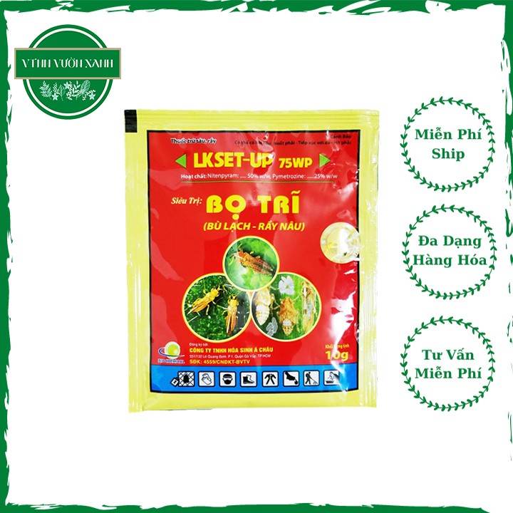 Thuốc trừ bọ trĩ, bù lạch, rầy nâu LK SET-UP 75WP - gói 10g