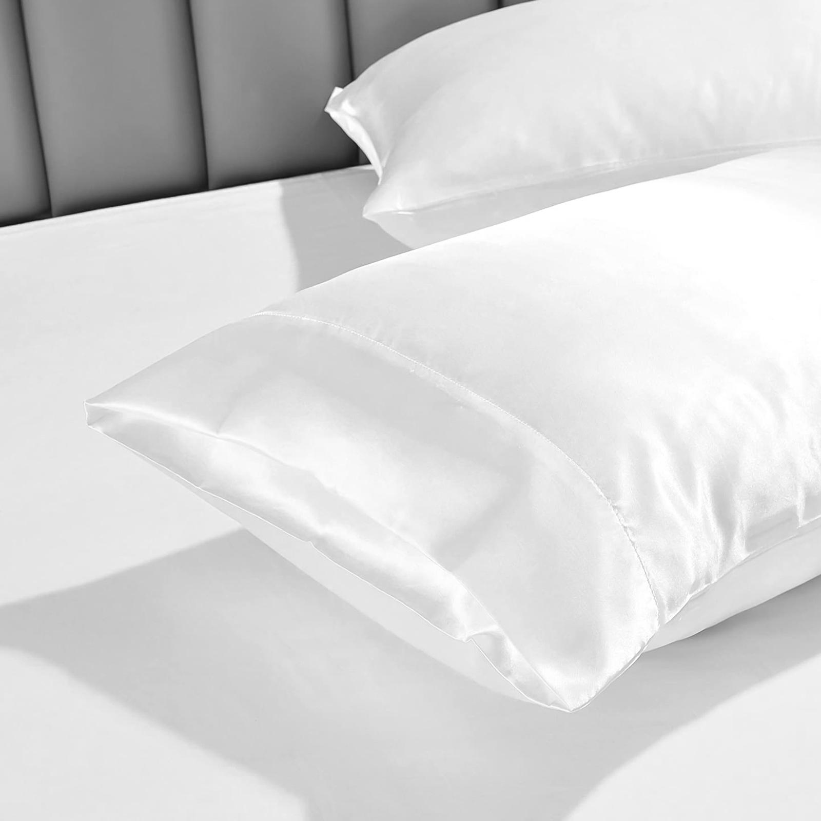 Cặp Vỏ Gối Lụa Satin Kèm Áo Gối