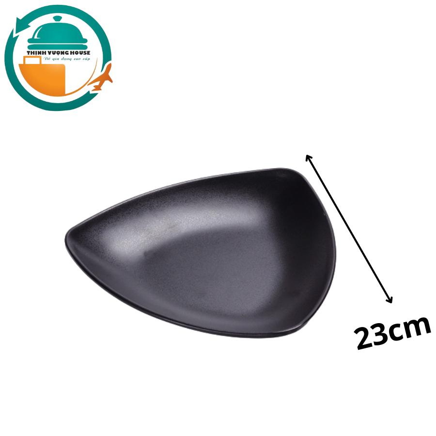 Đĩa tam giác 100% nhựa melamine giá rẻ