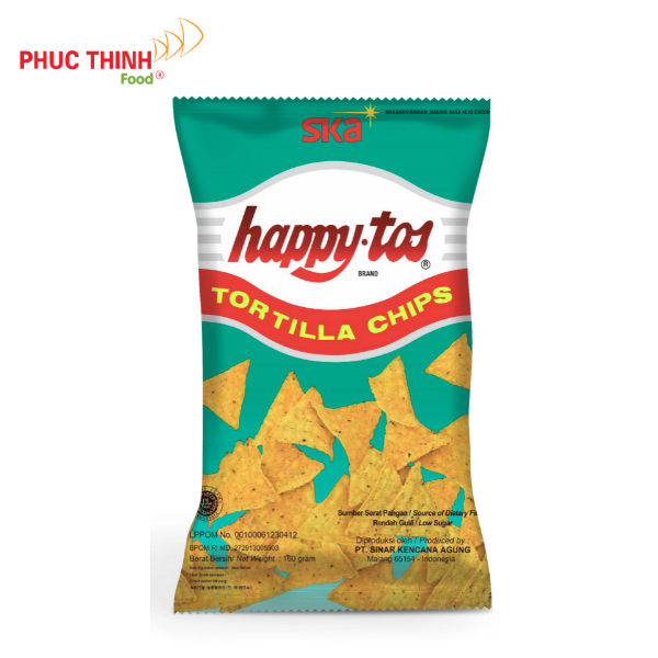 Snack Happy Tos Bắp Vị Phomai Cheddar Giòn Thơm