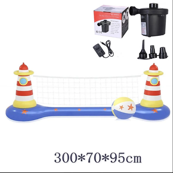 Cao cấp - Bộ Phao Bóng Chuyền Hồ Bơi Volleyball Water Game