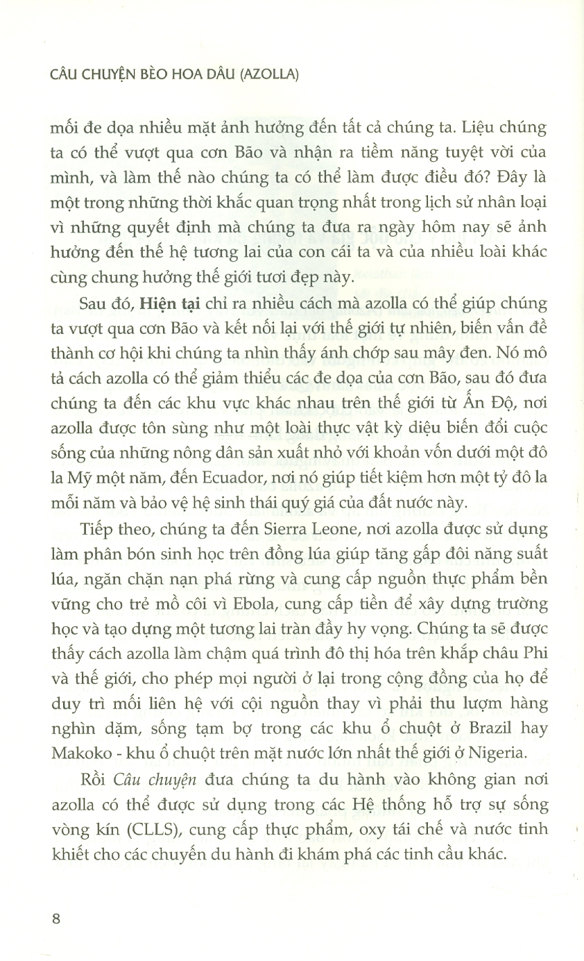 Câu Chuyện Bèo Hoa Dâu (AZOLLA) - Một Thông Điệp Từ Tương Lai