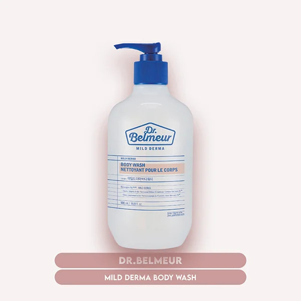 Sữa Tắm Dưỡng Ẩm Cho Da Nhạy Cảm Dr.Belmeur Mild Derma Body Wash 500ml