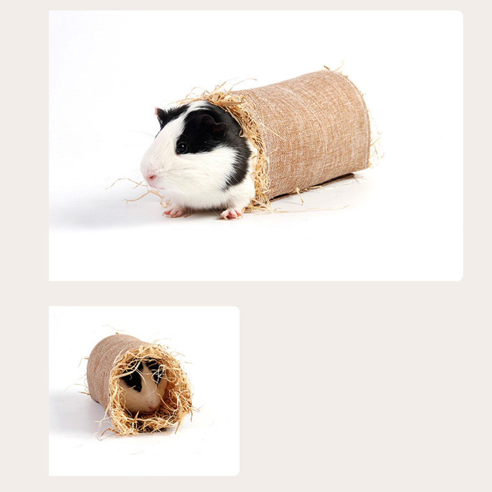 2X Portable Rabbit Hideaway Toy Pet Hamster Tunnel for Game Guinea Pig Kitty