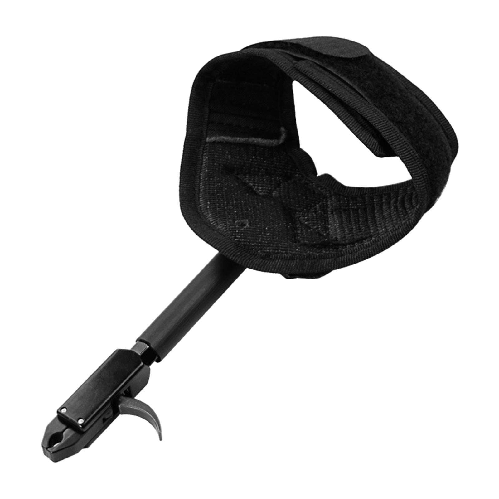 Archery Release Aid Adjustable Black Strap Compound Bow Quick Shot