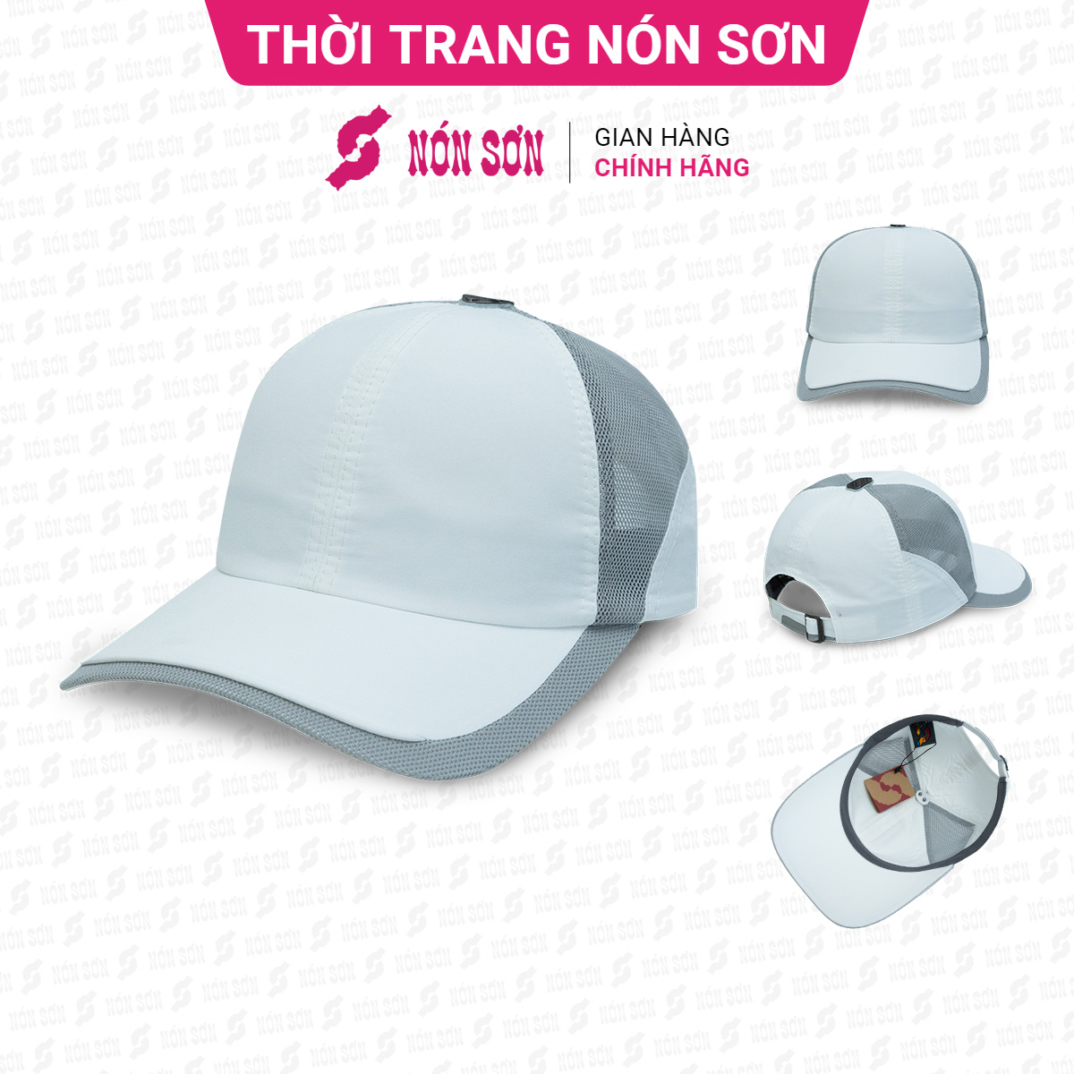 Mũ kết lưỡi trai nam nữ NÓN SƠN chính hãng MC013A-TR1