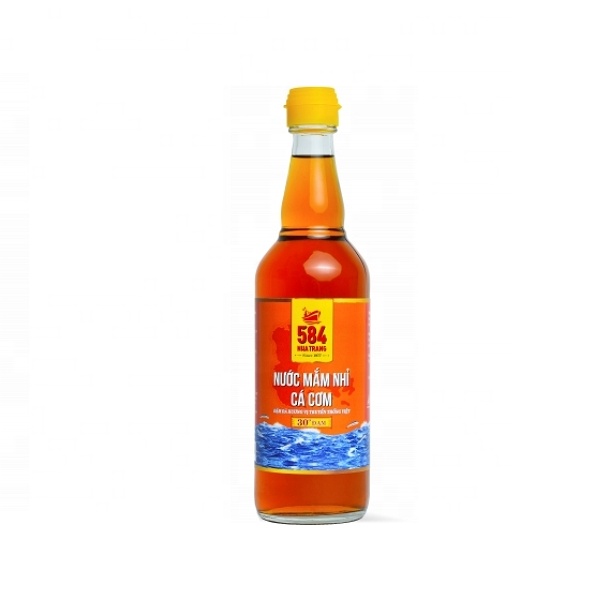 Thùng 6 chai Nước mắm Nhỉ Cá Cơm - 584 Nha Trang - 30 độ đạm - Chai thủy tinh 500ml, Date mới nhất