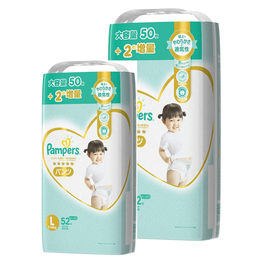 Bỉm - Tã quần Pampers Premium New size L 52 miếng (Cho bé 9~14kg)