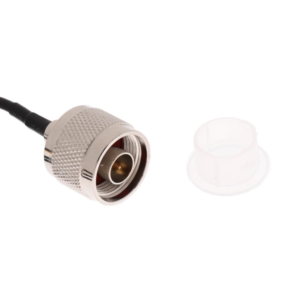 N Female to SMA Male Adapter Pigtail RG58 Coaxial Cable 40cm/15.75'' Lead