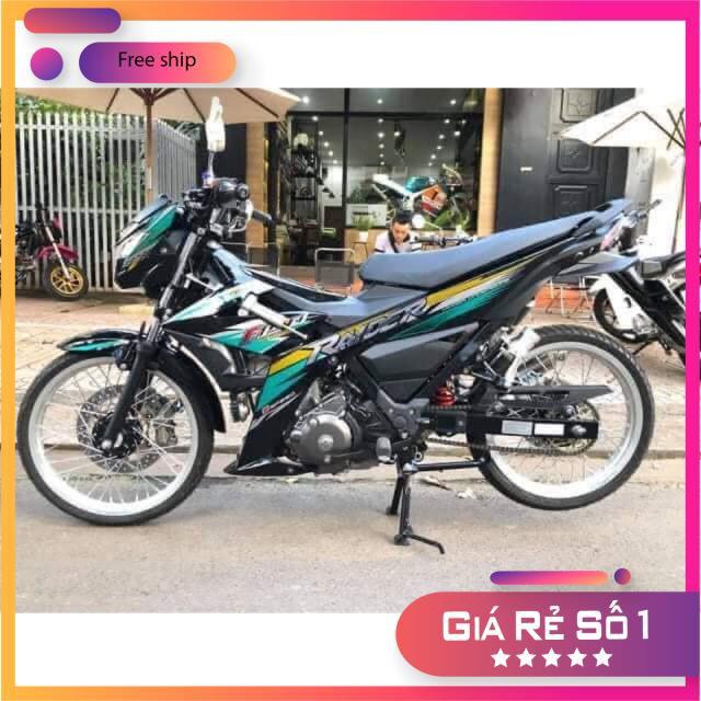Tem rời dành cho xe Raider Fi chất liệu Crom