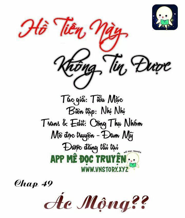 hồ tiên này không tin được chapter 49 2