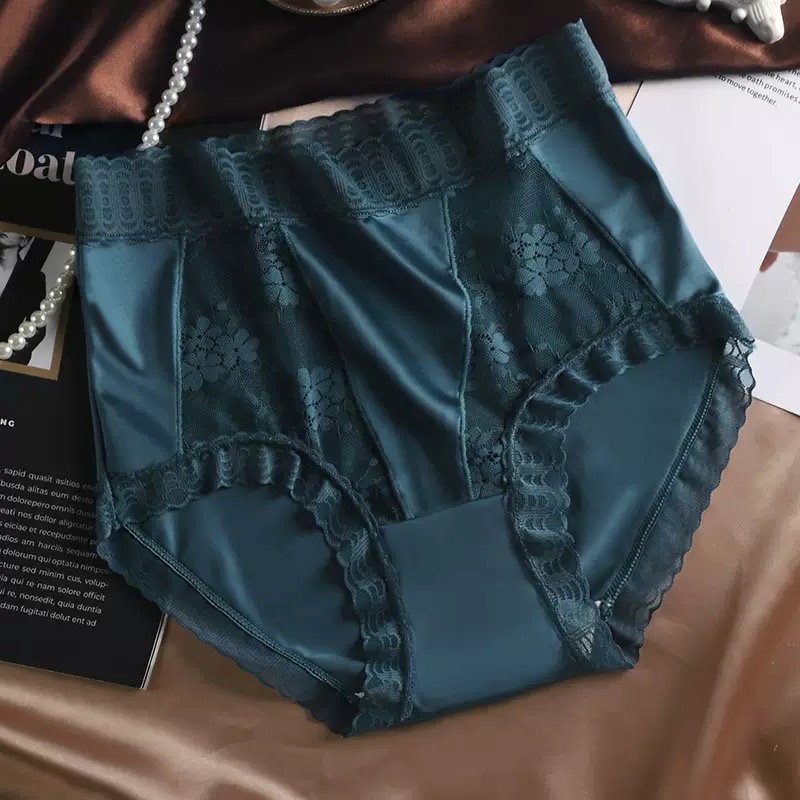 QUẦN LÓT LỤA SIÊU ĐẸP CAO CẤP PHỐI REN TỪ 40-70KG DÀNH CHO NỮ