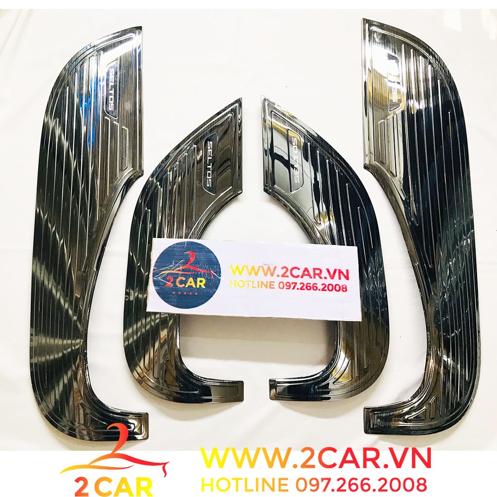Ốp Tapli Cánh Cửa Xe Kia SELTOS 2020- 2021- 2022, chất liệu TiTan Cao Cấp chống xước tapli