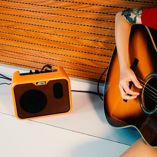 Ampli Guitar Acoustic JOYO MA-10A | Loa Mini JOYO MA-10A Cho Đàn Guitar Acoustic Công Suất 10W - Tặng Kèm 3 Móng Gảy vs Dây 3.5mm Kết Nối Điện Thoại