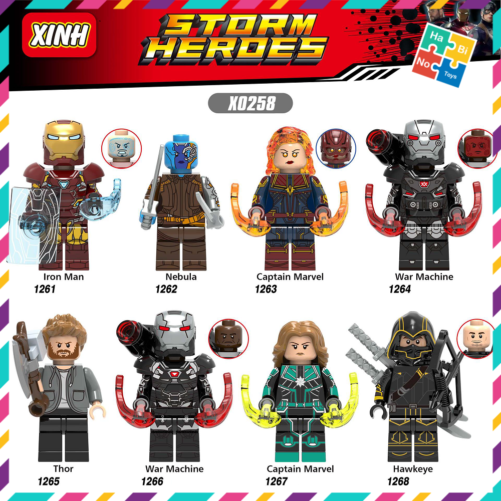 Đồ Chơi Lắp Ráp Minifigures Avengers Endgame Marvel Siêu Anh Hùng X0258