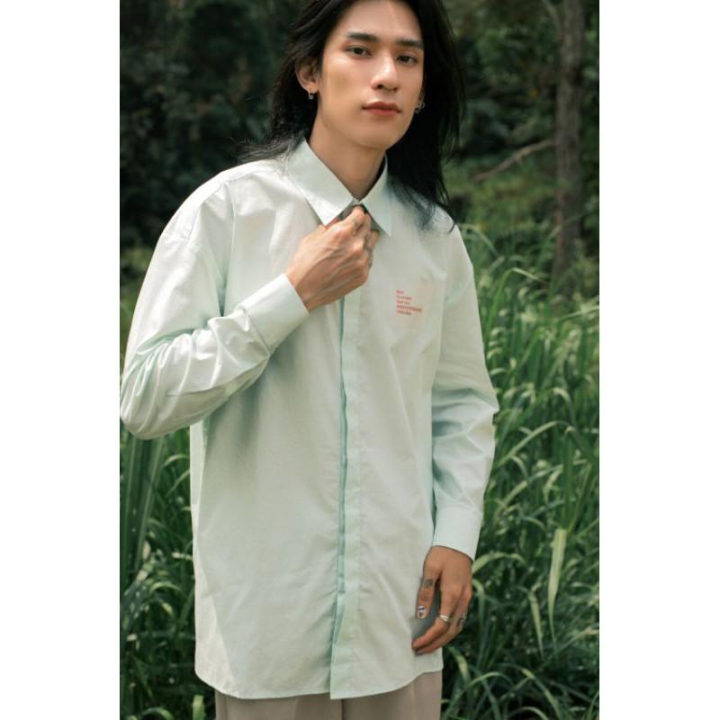 Áo sơ mi Y218 Mintie Shirt màu xanh mint dài tay