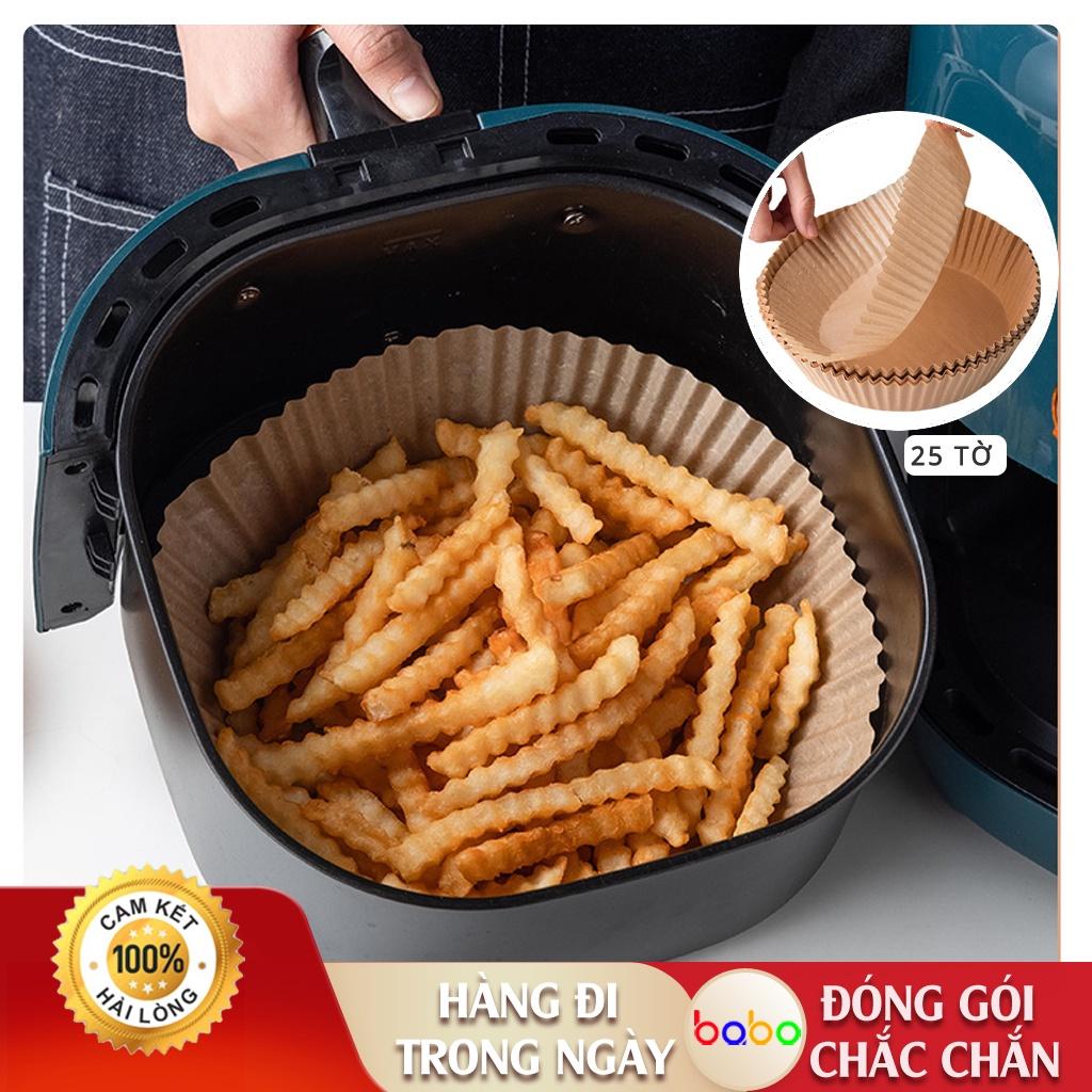 Giấy lót bếp nướng Nồi chiên không dầu thấm dầu tiện lợi không làm bẩn lò